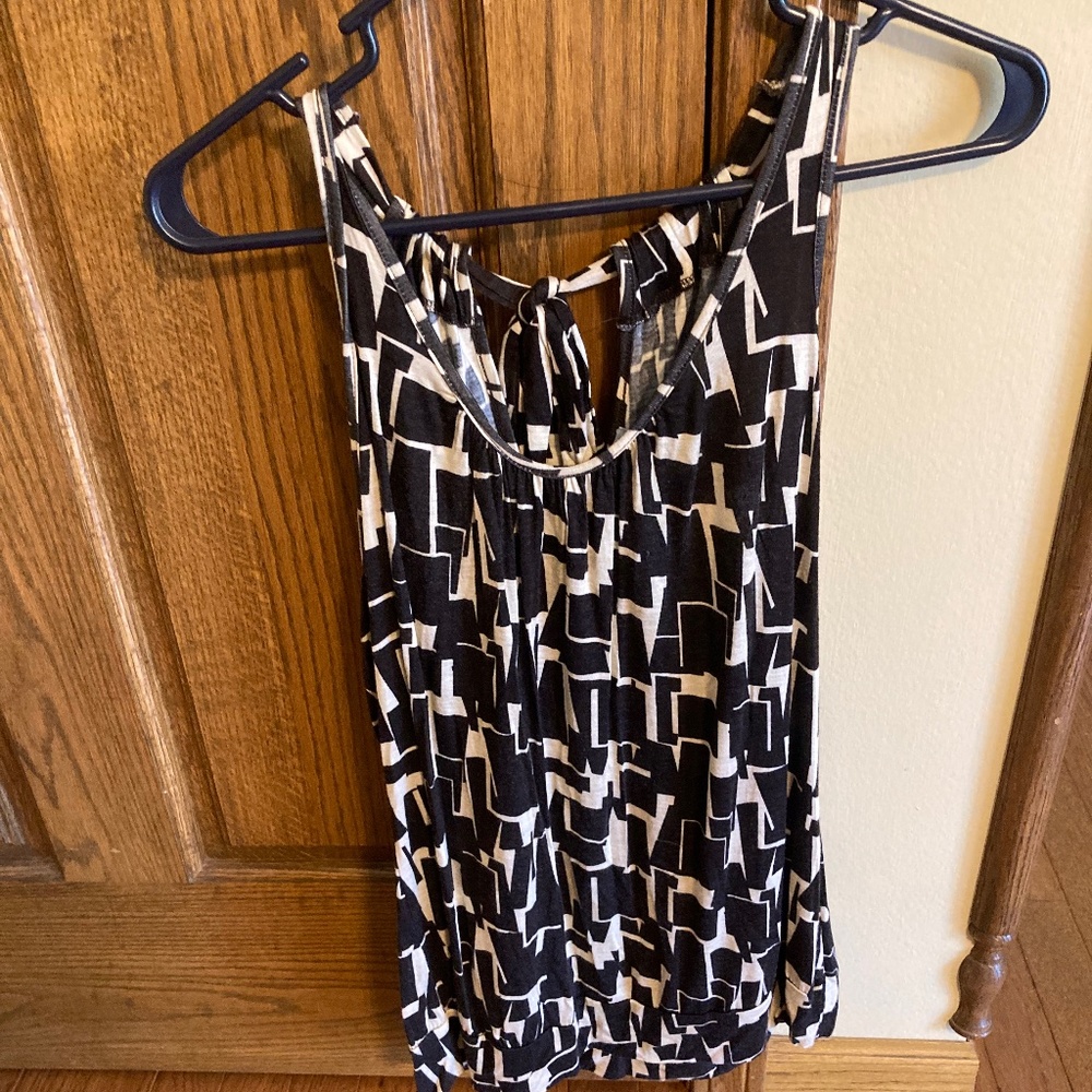 Charlotte Russe tie neck tank top